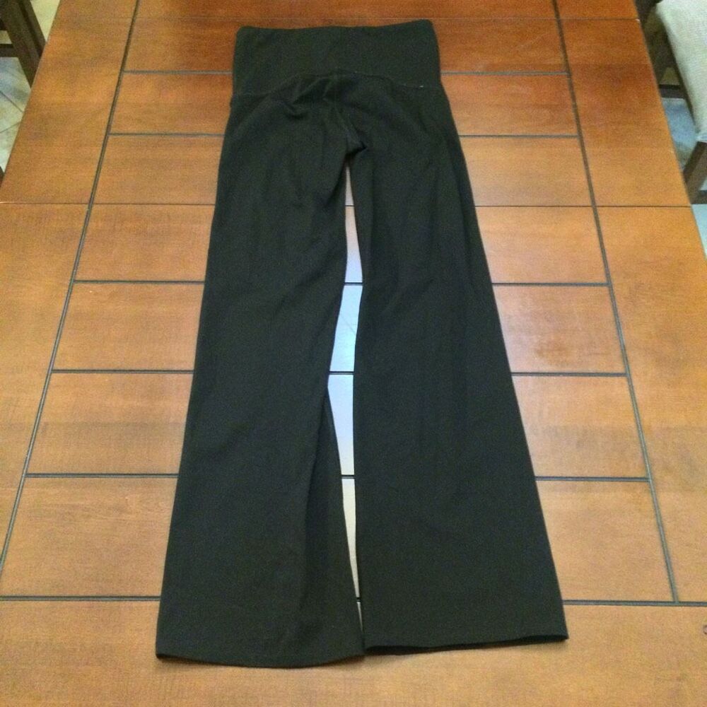 Spanx booty boost flared black pants large